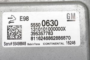 Opel Astra K (2015–2021) Engine control unit 55500630 - 4