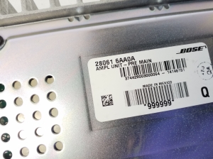 Infiniti Q70 (2013–2018) Audio amplifier 280616AA0A - 4