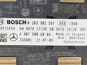 Mercedes Benz Sprinter W 907 (2018–2026) Pimeda nurga radar Distronic A9079006004 - 4