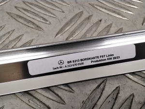 Mercedes Benz E-Class W213 (2017–2026) Rear quarter window outer molding A2136700100 - 2