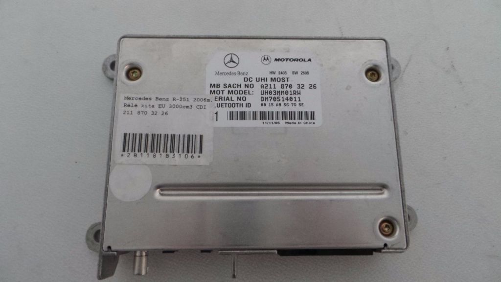 MERCEDES-BENZ R-Class W251 (2005-2017) Relays A2118703226 20972213