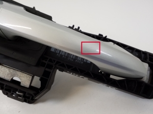  Rear side door opening handle outer and its details 