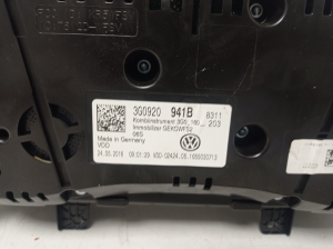 Volkswagen Passat B8 (2014–2023) Näidikuplokk 3G0920941B - 2