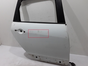 RENAULT Scenic (2009–2015) Tür hinten 821001572R - 4