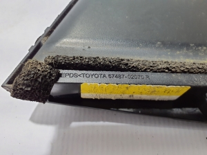 TOYOTA Auris E18 (2012–2018) Rear side door outer window molding 6748702070 - 4