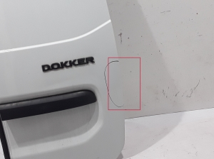 Dacia Dokker (2017–2026) Rear cargo door 901006293R - 2