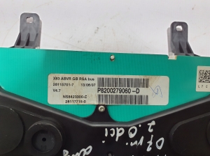 RENAULT Trafic II (2001–2014) Combiné d’instruments 8200279060 - 4