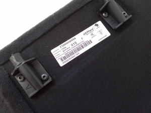 Porsche Cayenne (2010–2017) Trunk carpet 7P5863546 - 2
