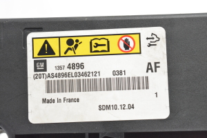 Opel Astra J (2009–2017) Airbag module 13574896 - 2
