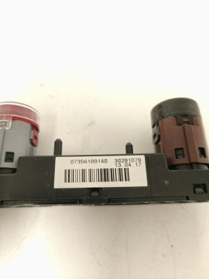 FIAT 500X (334) (2014–2026) Hazard light switch 07356109140 - 4