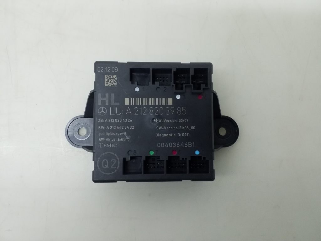 MERCEDES-BENZ C-Class W204/S204/C204 (2004-2015) Rear Left Door Control Unit A2128203985 20983395