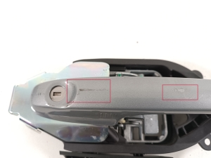 Ford Kuga III (2020–2026) Front door external opening handle and its details - 2