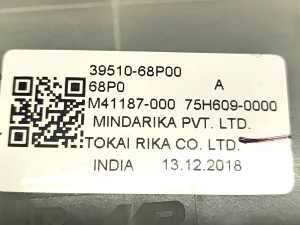 Suzuki Baleno II (2015–2026) A/C switch 3951068P00 - 5