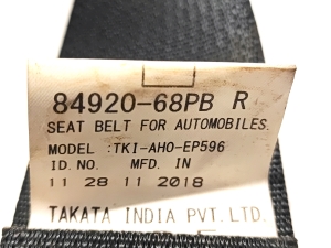 Suzuki Baleno II (2015–2026) Front seat belt 8492068PB - 3