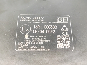 Suzuki Baleno II (2015–2026) Sonstiges Steuergerät 3678568PE2 - 2