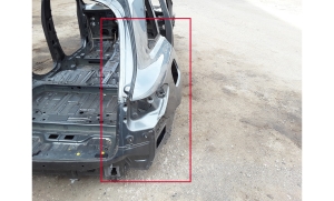 Mercedes Benz GLC-Class 253 (2015–2019) Aizmugurējais spārns un tā detaļas - 2