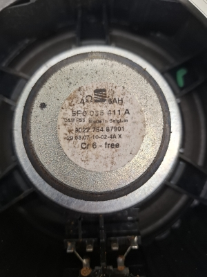 Seat Leon (2005–2012) Rear side door speaker 5P0035411A - 2