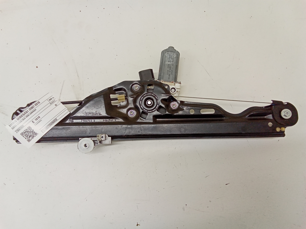 BMW 5 SERIES E61 (2004–2010) Rear side door window regulator 7184743S BMW 5 SERIES E61 (2004–2010) Rear side door window regulator 7184743S