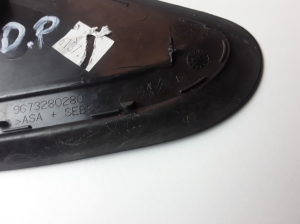 Peugeot 208 (2012–2019) Mirror triangle trim 9673280280D - 2