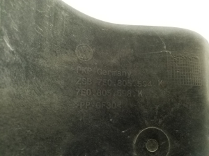 Volkswagen Transporter T5 (2003–2015) Schlossträger und seine Teile (Frontmaske) 7E0805594K - 5