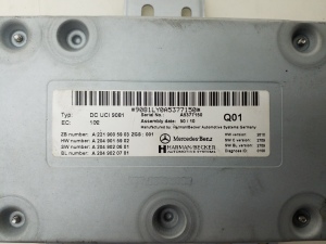 Mercedes Benz E-Class W212 (2009–2015) Relais A2219005903 - 3