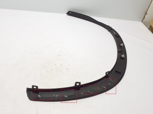 LEXUS NX H20 (2021–2026) Front fender molding 7560278040 - 3
