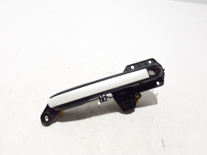   Front door external opening handle and its details  -  