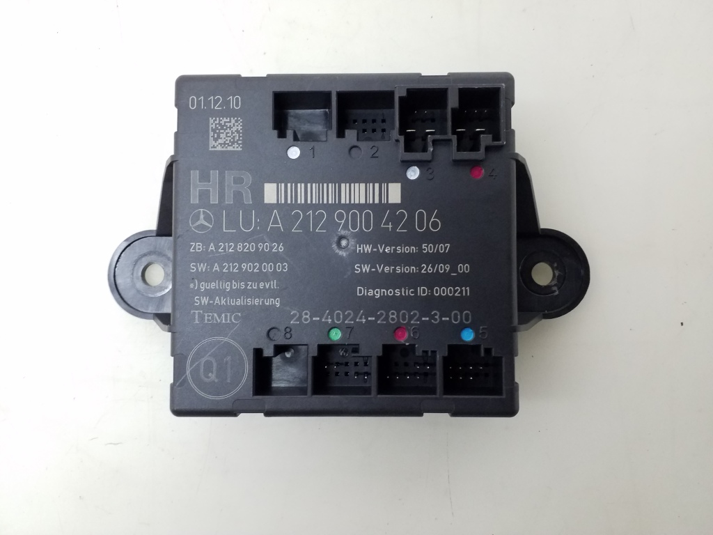 MERCEDES-BENZ E-Class W212/S212/C207/A207 (2009-2016) Rear Right Door Control Unit A2129004206 20983291