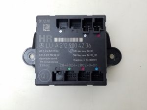   Rear side door control unit 