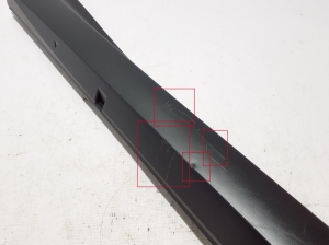 LEXUS NX H20 (2021–2026) Rear side door molding 75077F6010 - 2