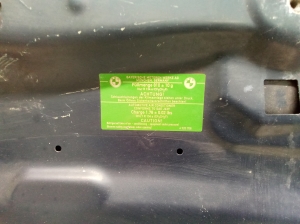 BMW 7 SERIJA E65 (2001–2008) Motorhaube 41617043239 - 2