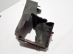 Citroen C5 Aircross (2018–2026) Luftleitblech für den Kühler 9813645080 - 5