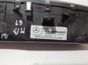 Mercedes Benz AMG GT AMG GT X290 (2018–2026) Heater control panel A2139059807 - 4