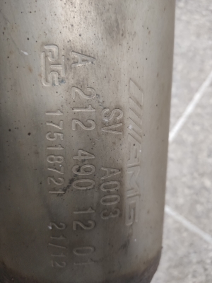 Mercedes Benz CLS-Class 218 (2011–2018) Catalytic converter A2184900114 - 3