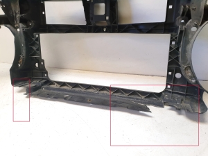 Volkswagen Passat B6 (2005–2010) Schlossträger und seine Teile (Frontmaske) 3C0805588D 3C0805594D - 3