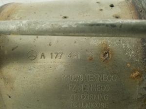 Mercedes Benz CLA-Class W118 (2019–2026) Katalüsaator A1774913100 - 4