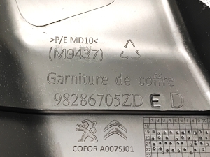 Peugeot 2008 P24 (2019–2026) Trunk side trim panel 98286705ZD - 2