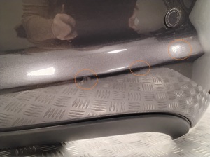 Jaguar XF (2008–2016) Heckstoßstange 8X2317D781 - 5