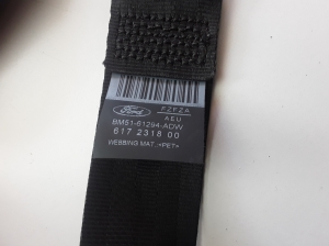 Ford Focus (2011–2018) Front seat belt 5660654 - 4