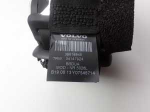 VOLVO S60 II (2010–2018) Tagumine turvavöö 34078323A - 4