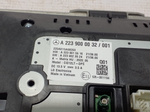 Mercedes Benz S-Class 223 (2020–2026) Ekrāns A2239000032 - 3