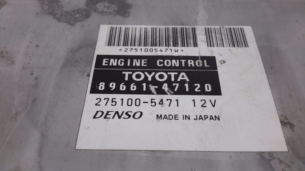 TOYOTA Prius 2 generation (XW20) (2003-2011) Calculateur d'unité de commande du moteur 8966147120 20972148