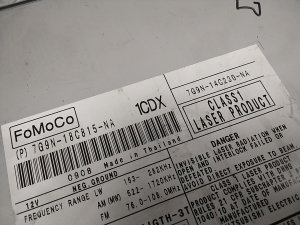 Jaguar XF (2008–2016) Autoraadio 7G9N14C230NA - 2