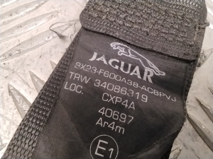 Jaguar XF (2008–2016) Tagumine turvavöö 8X23F600A38AC8PVJ - 3