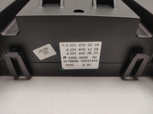 Mercedes Benz CL-Class C216 (2006–2014) Heater control panel A2218705058 - 2