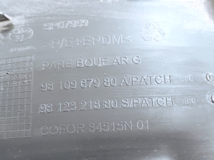 TOYOTA ProAce (2016–2026) Aizmugurējais apakšspārns 9810967980 - 4