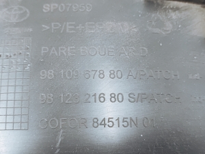 TOYOTA ProAce (2016–2026) Aizmugurējais apakšspārns 9810967880 - 4