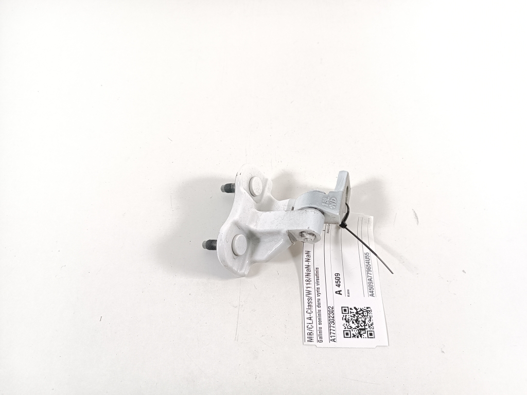 Mercedes Benz CLA-Class W118 (2019–2026) Rear side door upper hinge A1777302302 Mercedes Benz CLA-Class W118 (2019–2026) Rear side door upper hinge A1777302302