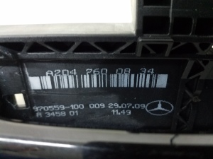 Mercedes Benz GLK-Class 204 (2008–2015) Rear side door exterior handle and its parts - 2