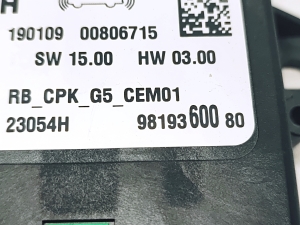 TOYOTA ProAce (2016–2026) Parking system control unit 9819360080 - 2